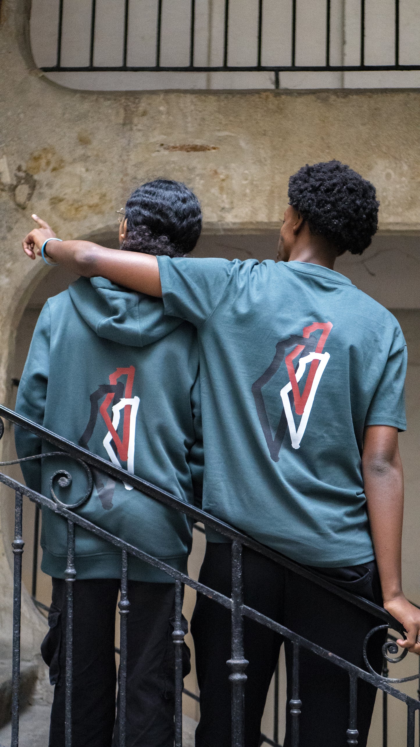 Sweat à capuche Map