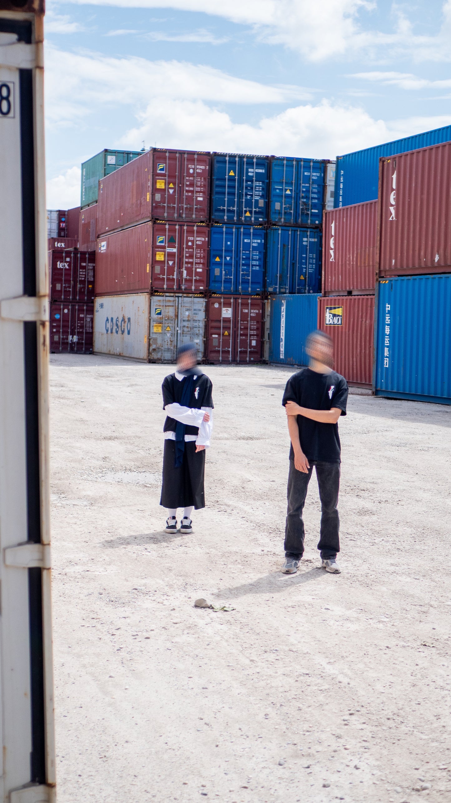 T-shirt coeur palestinien noir