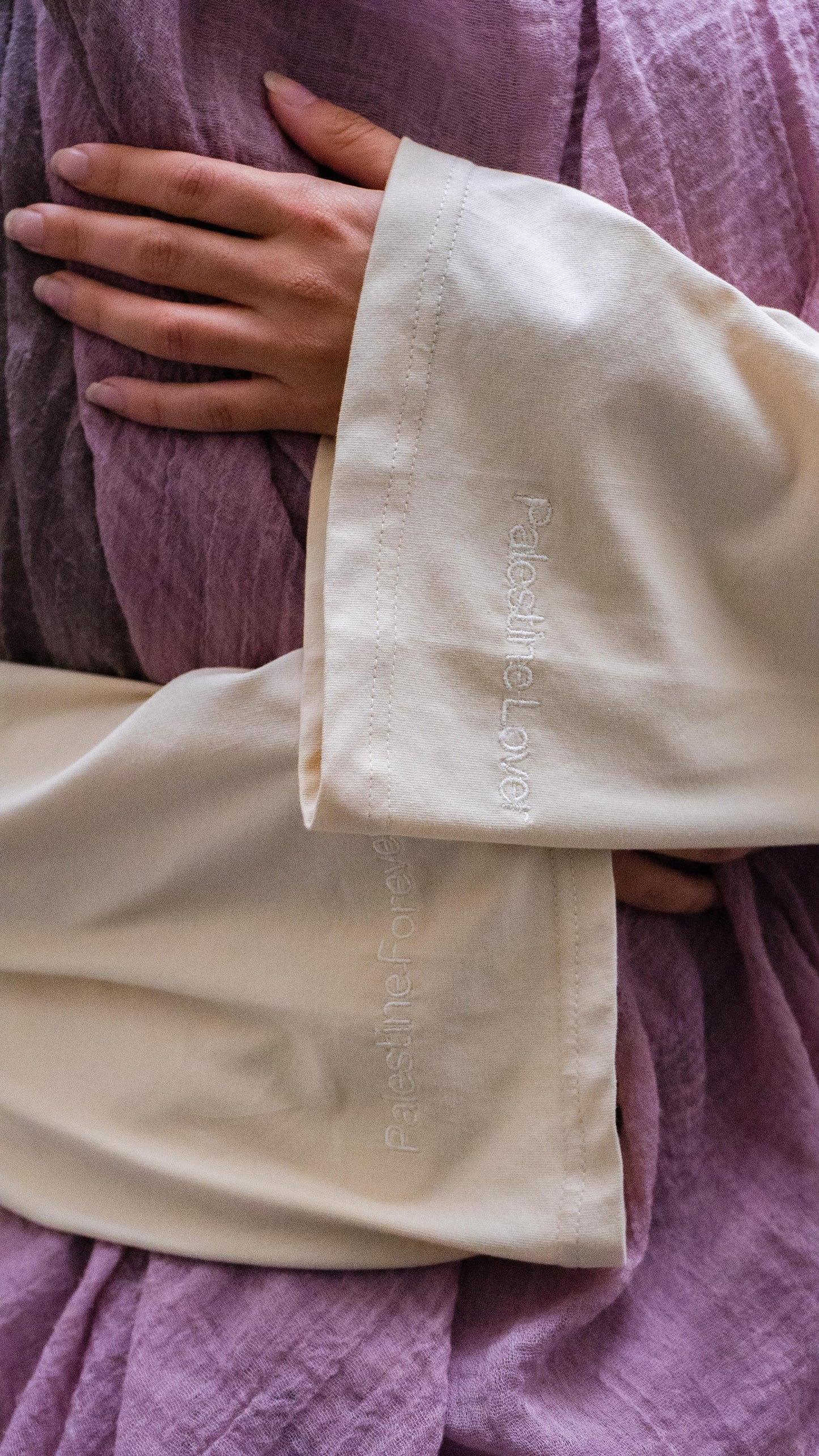 T-shirt modeste Beige