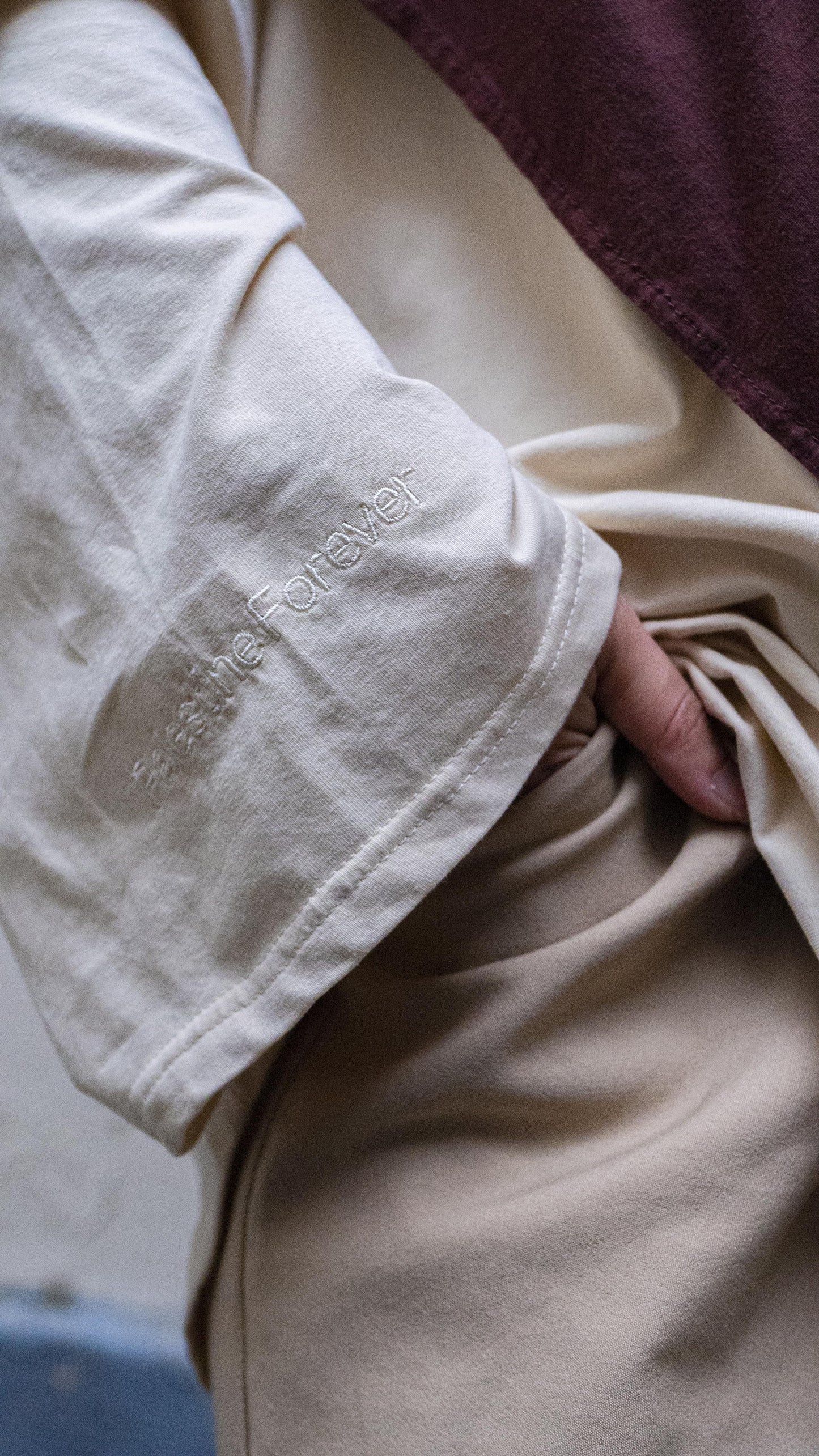 T-shirt modeste Beige