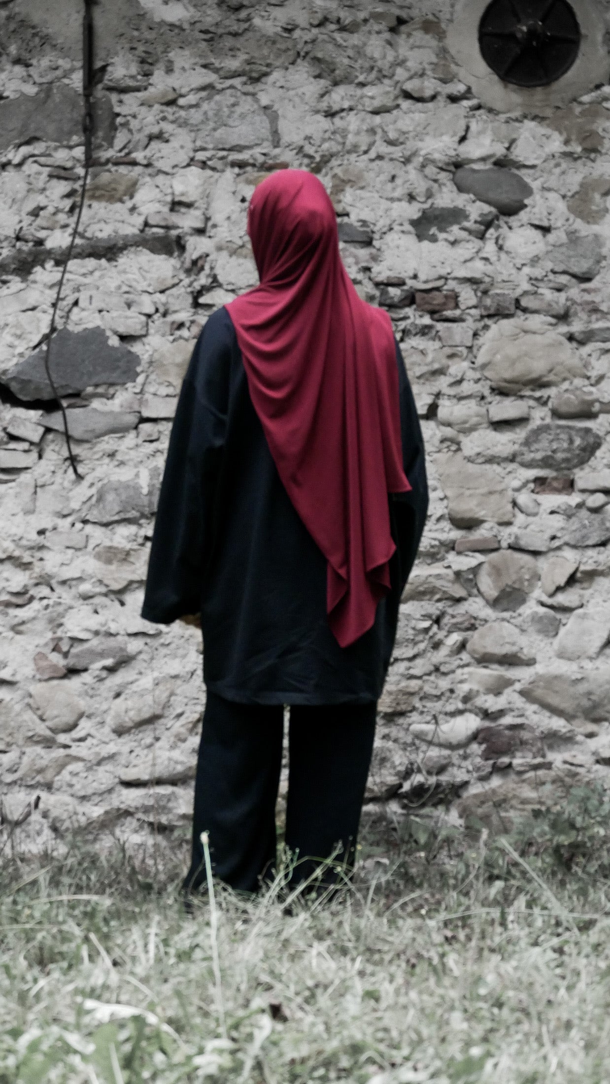 T-shirt modeste noir