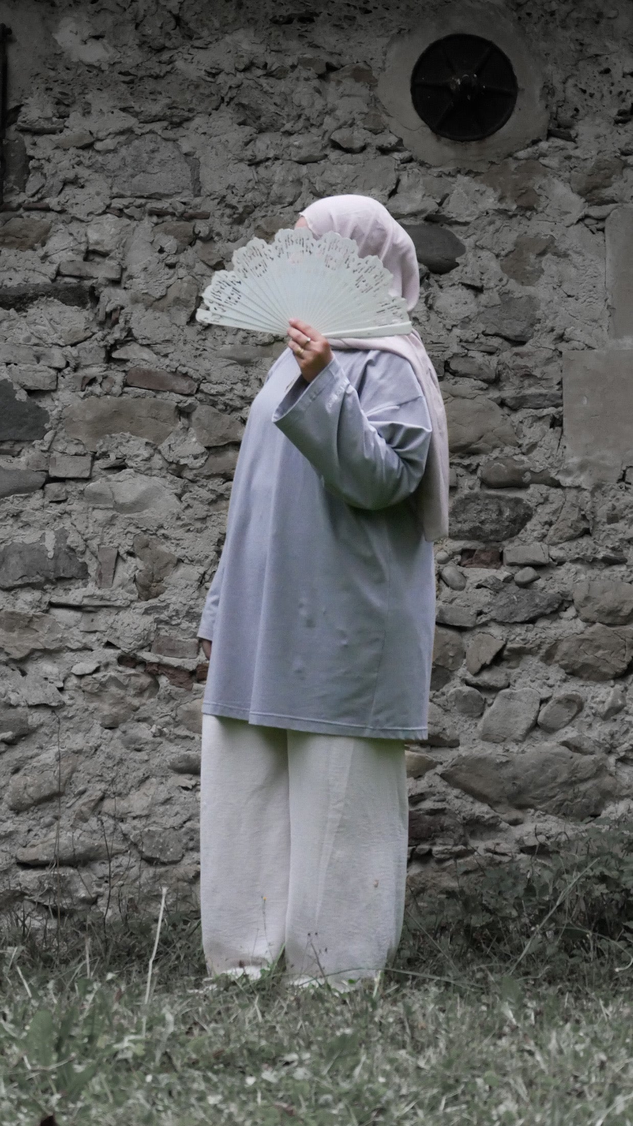 T-shirt modeste gris