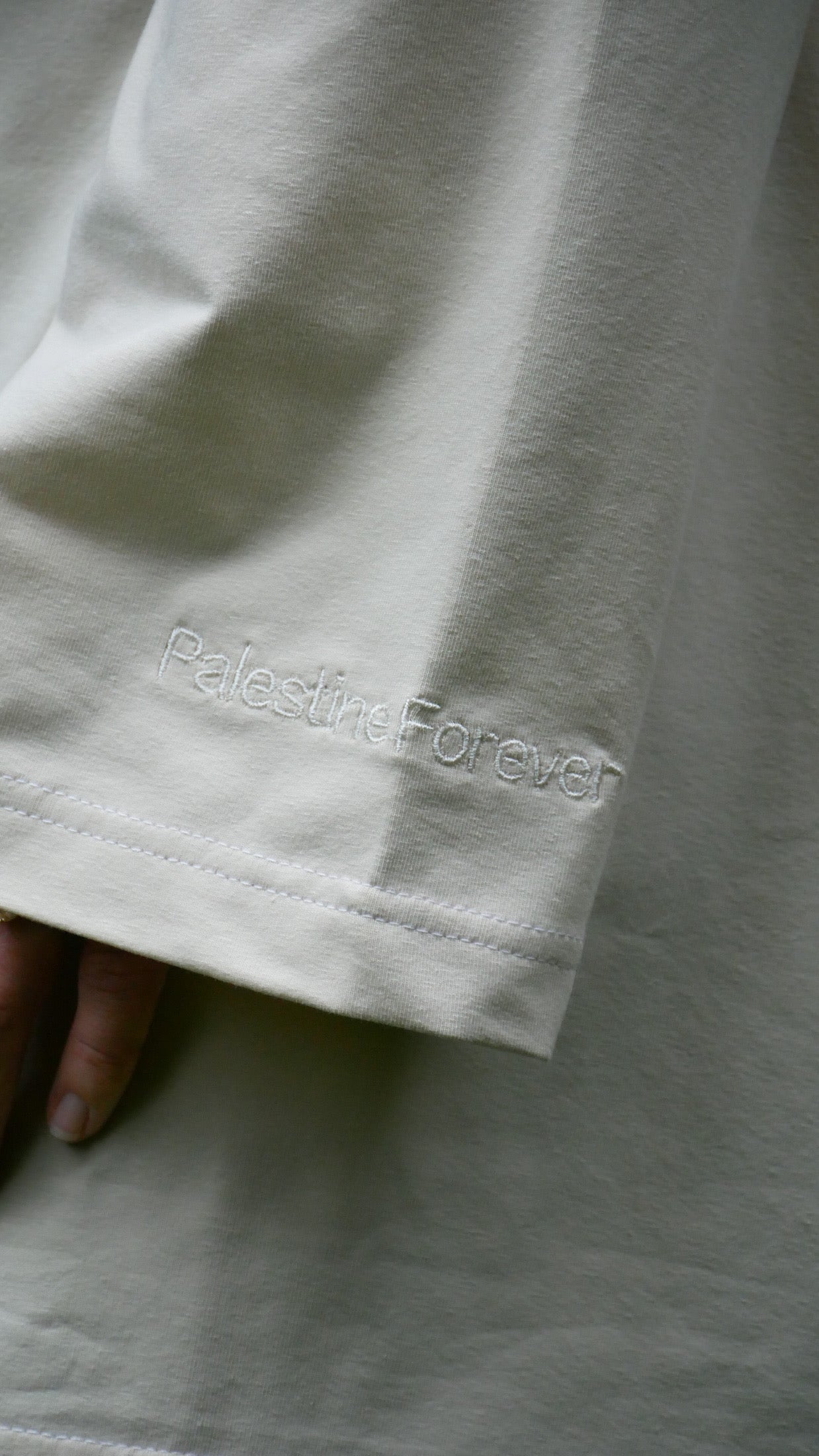 T-shirt modeste Beige