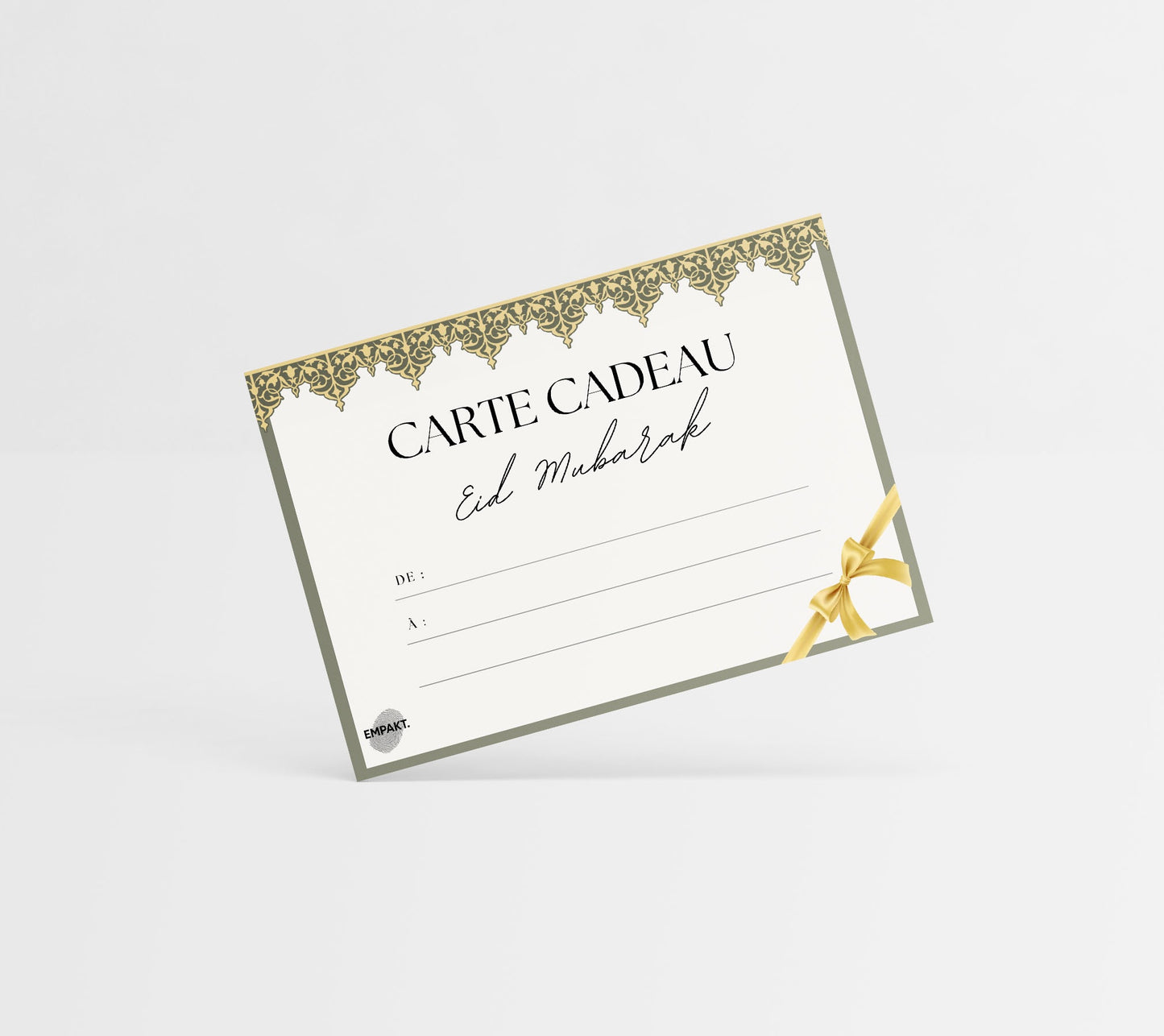 Carte cadeau Eid